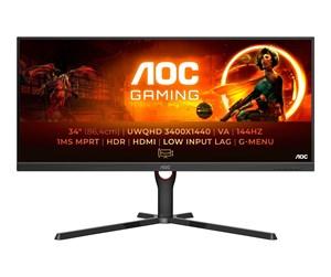 AOC Gaming U34G3XM 34-tommer ultrawide UWQHD 144Hz VA gaming-skjerm