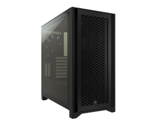 Corsair 4000D Airflow TG svart med herdet glass sidepanel