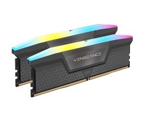 Corsair Vengeance RGB DDR5-6000 32GB minnepinner med grå RGB-belysning