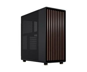 Fractal Design North Mesh Charcoal Black med valnøtttre-front