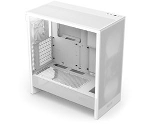 NZXT H5 Flow 2024 hvit miditower kabinett