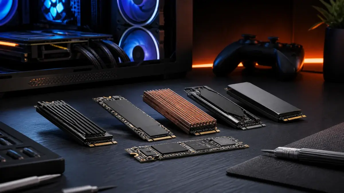 Beste SSD til gaming og arbeid 2026